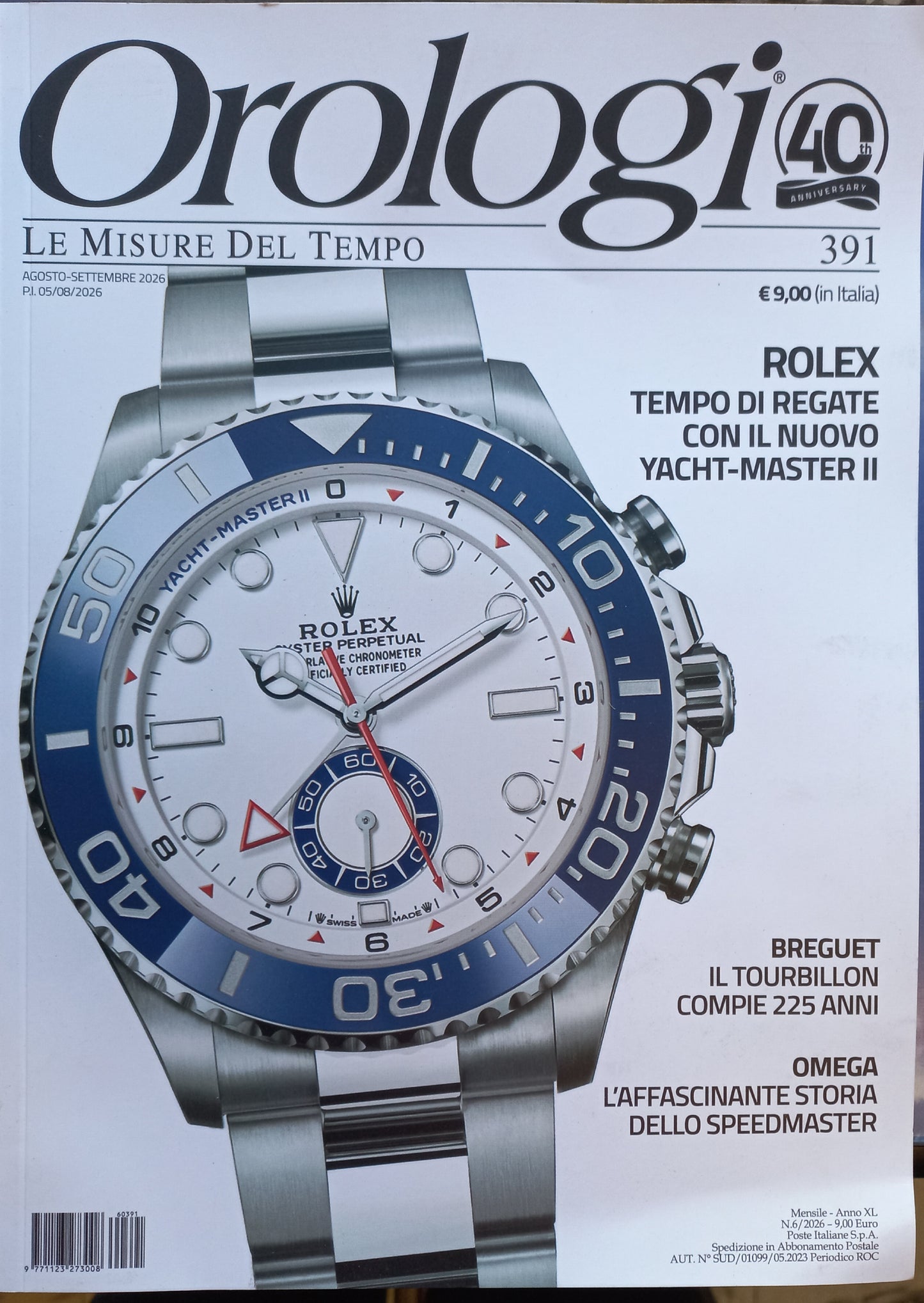 OROLOGI n. 391 Agosto Settembre 2026