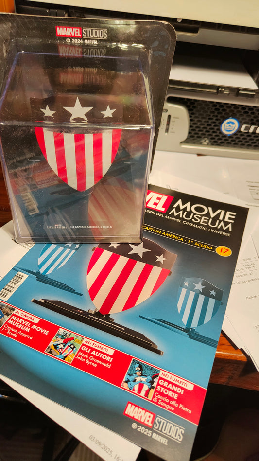 Collezione Marvel Museum . Capitain America 1°scudo . 17° uscita   Nuovo