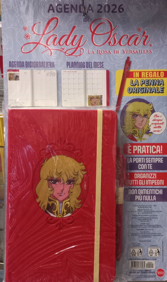 AGENDA LADY OSCAR con PENNA in omaggio