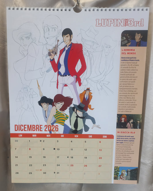 CALENDARIO 2026 LUPIN III
