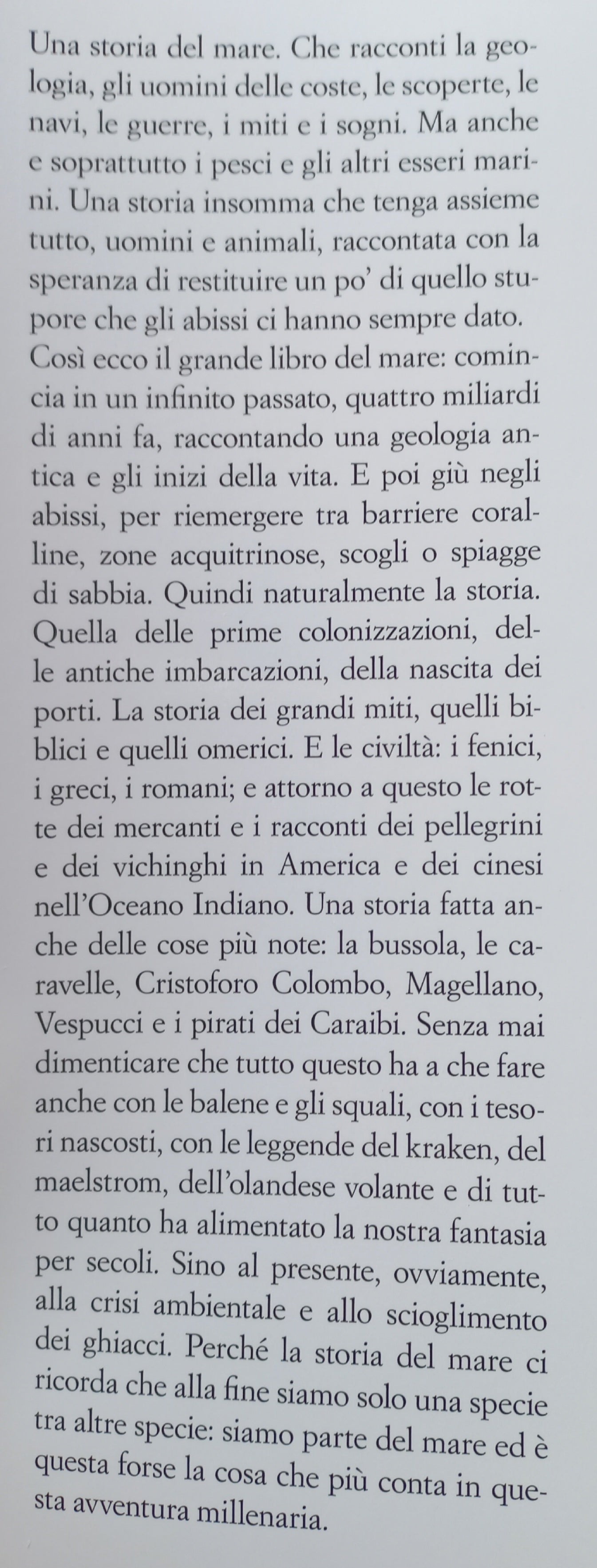 STORIA DEL MARE - ALESSANDRO VANOLI