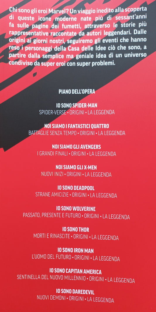 IO SONO SPIDER-MAN - SUPEREROI MARVEL 1^ uscita (piano dell'opera in 2^ foto)
