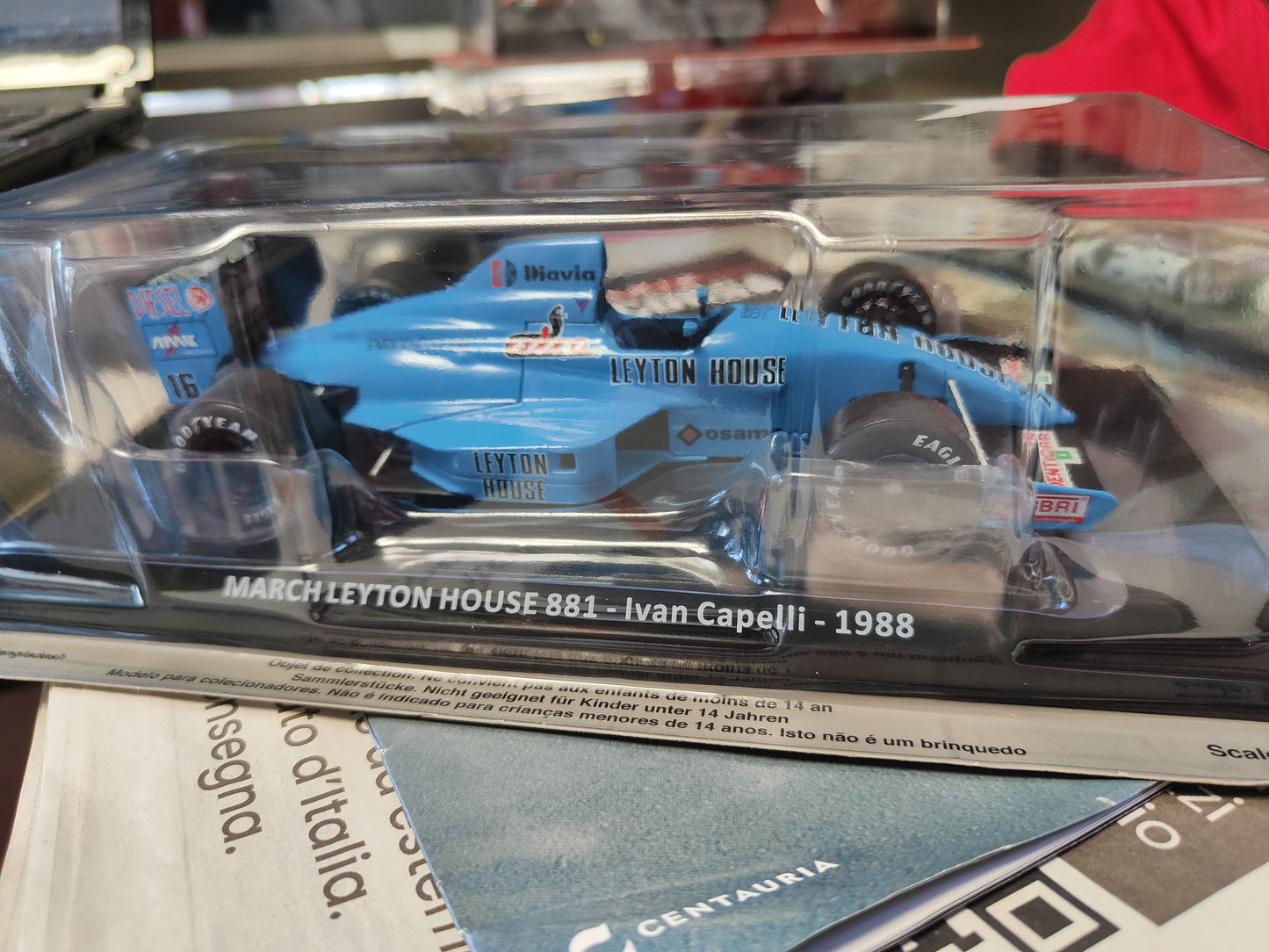 Collezione : Auto da corsa 1:24  March Leyton House 881 di Ivan capelli del 1988  nuova