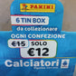 TIN BOX FIGURINE CALCIATORI PANINI Scatola da 6 TIN BOX