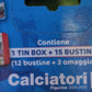 TIN BOX FIGURINE CALCIATORI PANINI Scatola da 6 TIN BOX