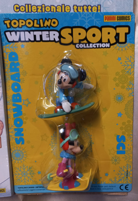 TOPOLINO n. 3663 + Statuina SPORT INVERNALI 1^uscita