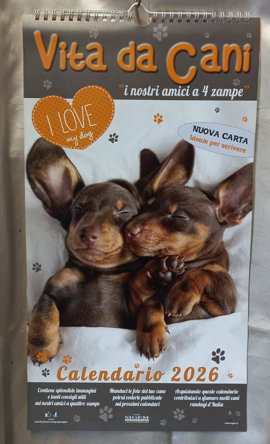 CALENDARIO 2026 VITA da CANI