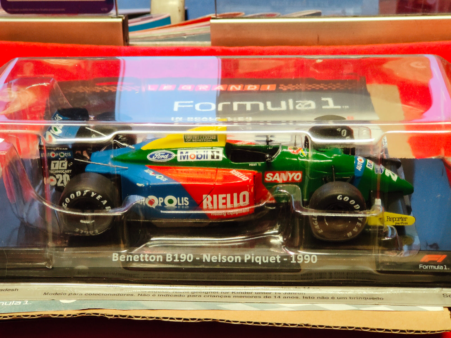 LE GRANDI FORMULA 1 -  BENETTON B190  di Nelsin Piquet -  1990 NUOVA EDICOLA