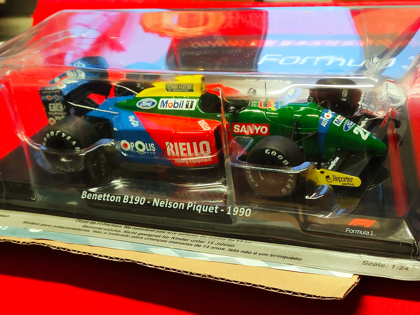 LE GRANDI FORMULA 1 -  BENETTON B190  di Nelsin Piquet -  1990 NUOVA EDICOLA