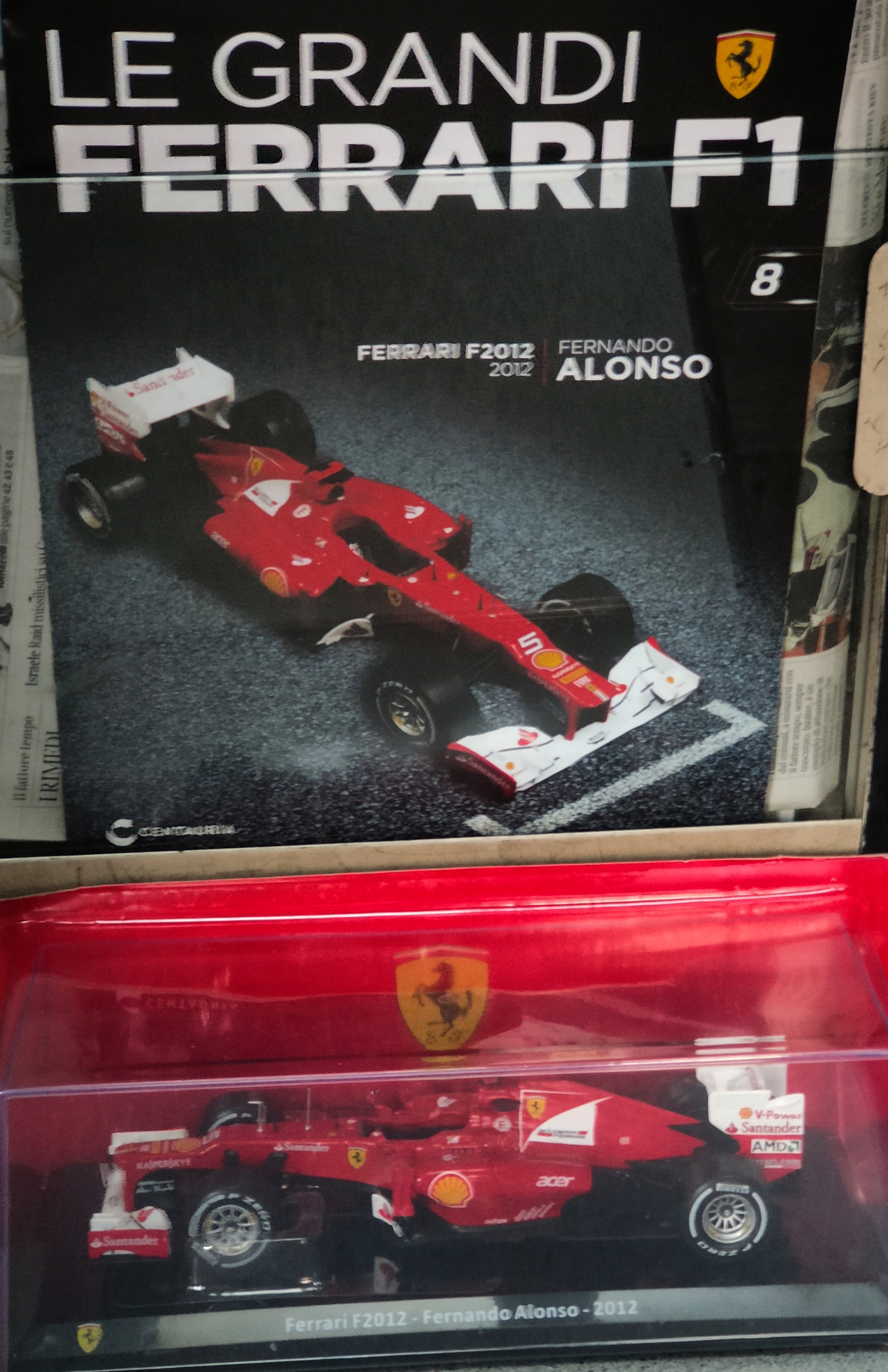 GRANDI FERRARI - F2012 di Fernando Alonso - 2012 - uscita n 8 - NUOVA –  edicolatoschi